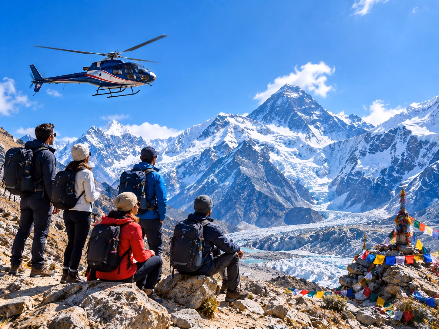 Luxury Nepal Tour with Everest Landing Helicopter tour
