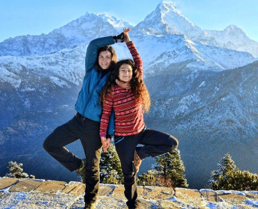 Combining Yoga with Trekking in Nepal