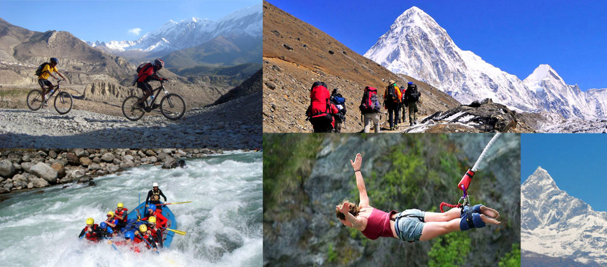A adventure sports tour in Nepal